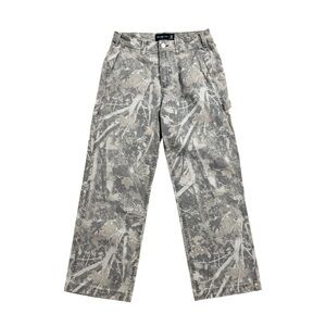 Abercrombie Light Camo Print Baggy Workwear Pants